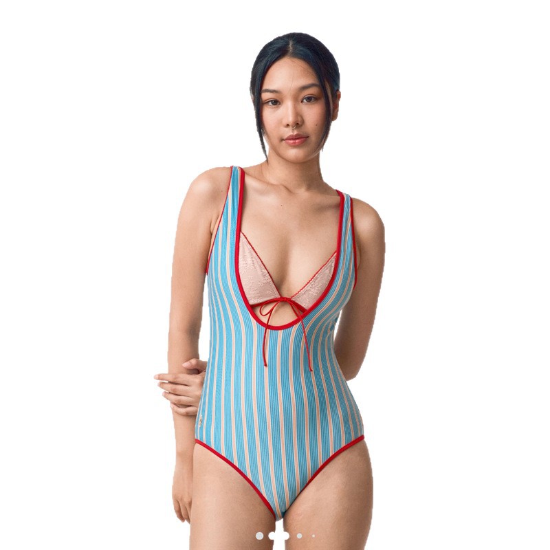 Sexy Women's Two-Piece One-Piece Swimsuit