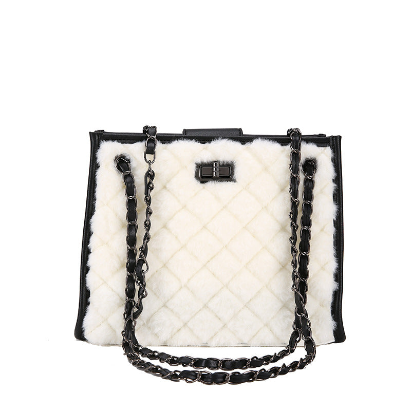 Autumn and winter wool bag