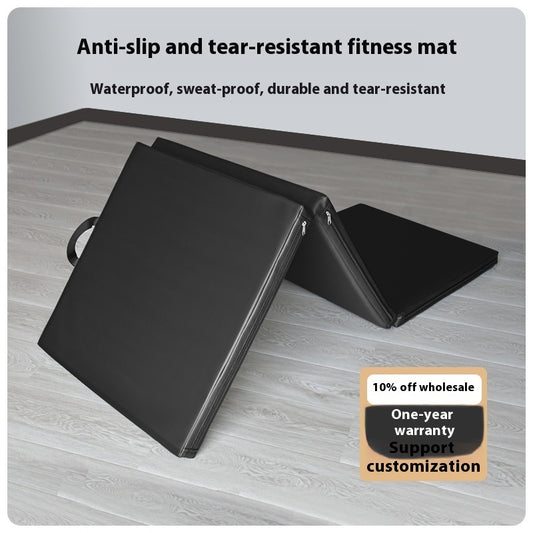 Three Fold Gymnastic Mat Men And Women Training Sit-up Mat Home Non-slip Thick Yoga Exercise Mat