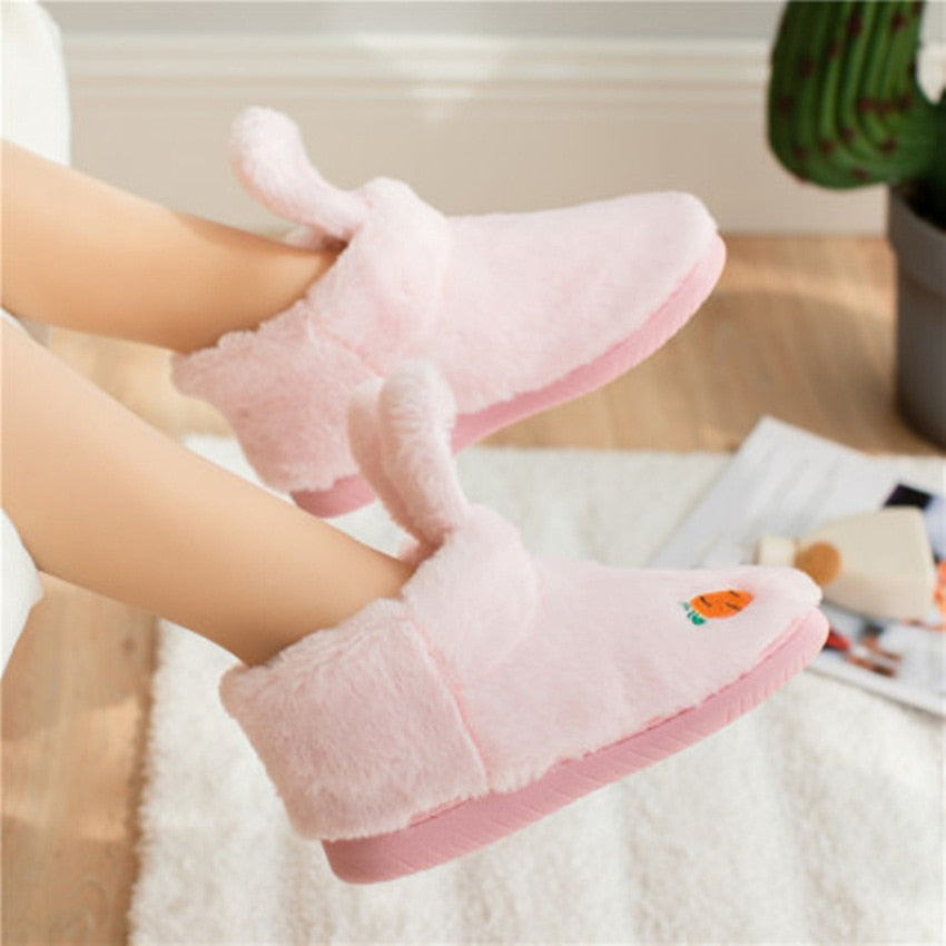 Cute platform indoor ladies slippers