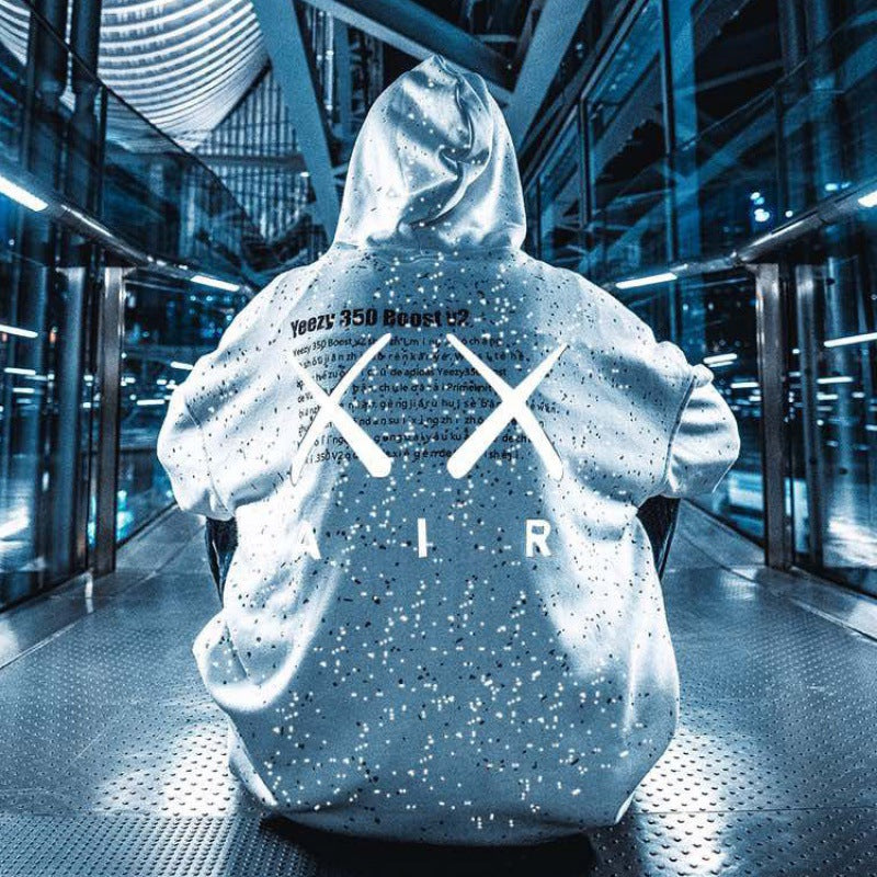 Gypsophila reflective hoodie