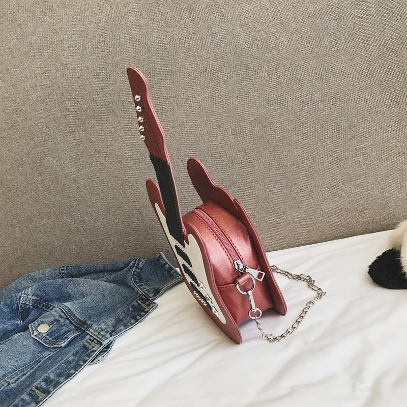 Miniguitarformet Bærbar Taske til Damer
