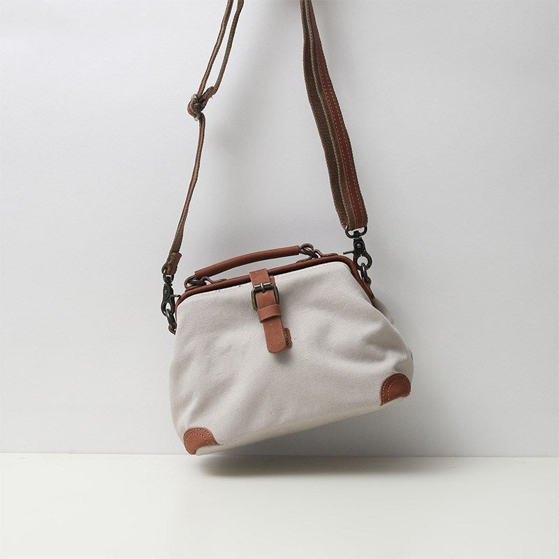 Retro forest women's canvas bag