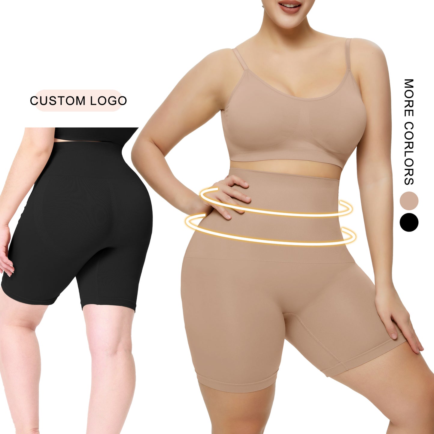 Enhanced Version Received Belly High Waist Safety Corset Without Curling Shaping Pants