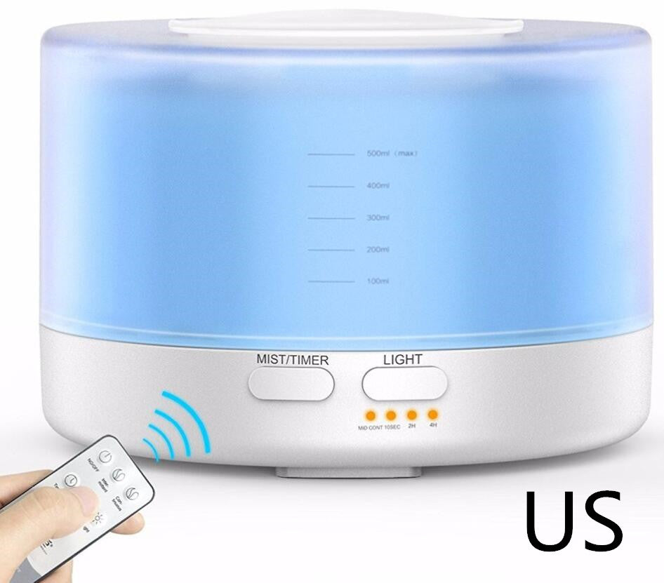Large Capacity Remote Control Wood Grain Aroma Diffuser
