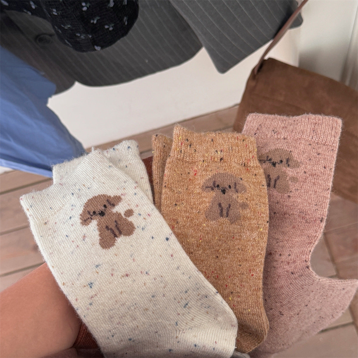 Japanese-style Versatile Mid-calf Socks For Women
