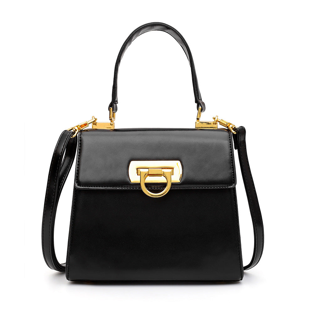 Fashion Trend All-match Buckle PU Handbag