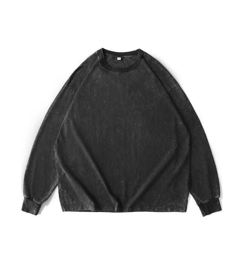 Retro Men's Long-sleeved Sweater Bottoming Shirt