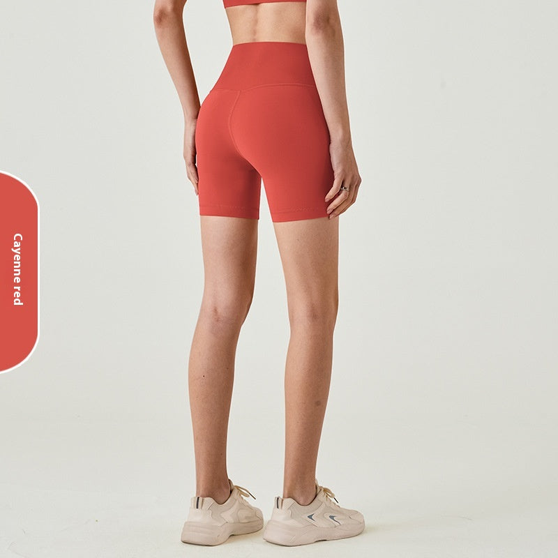 New Outdoor Three Points Yoga Pants Women's Summer Quick-drying High Waist