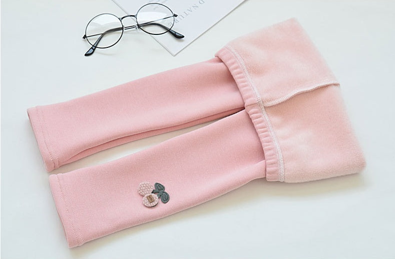 Girls' leggings spring and autumn outer wear