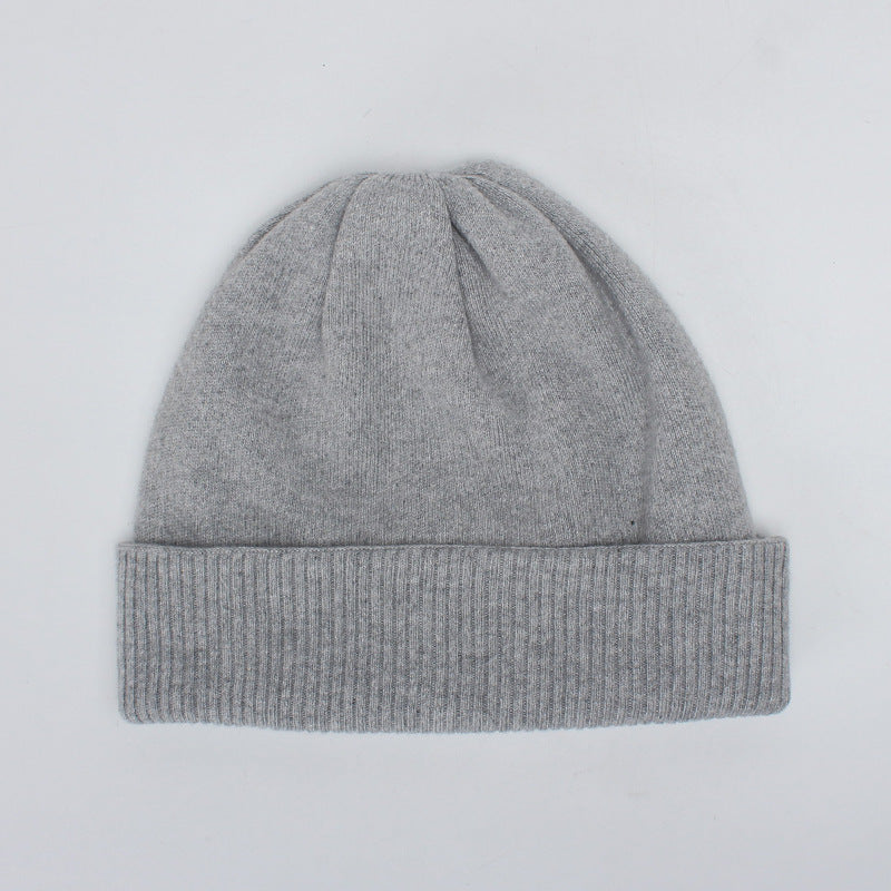 Double Layer Thickened Wool Knitted Hat Children