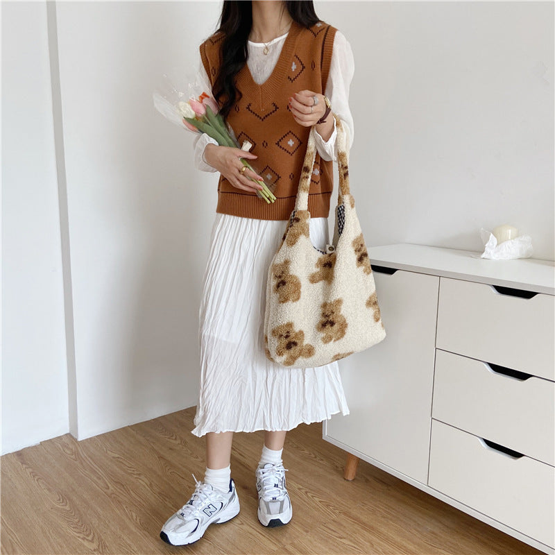 Large-capacity Student Portable Shoulder Bag