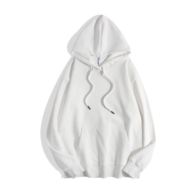 Ultra-soft Silver Fox Fleece-lined Thickened And Insulated Hooded Sweatshirt