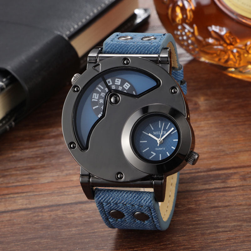 Dual movement quartz watch