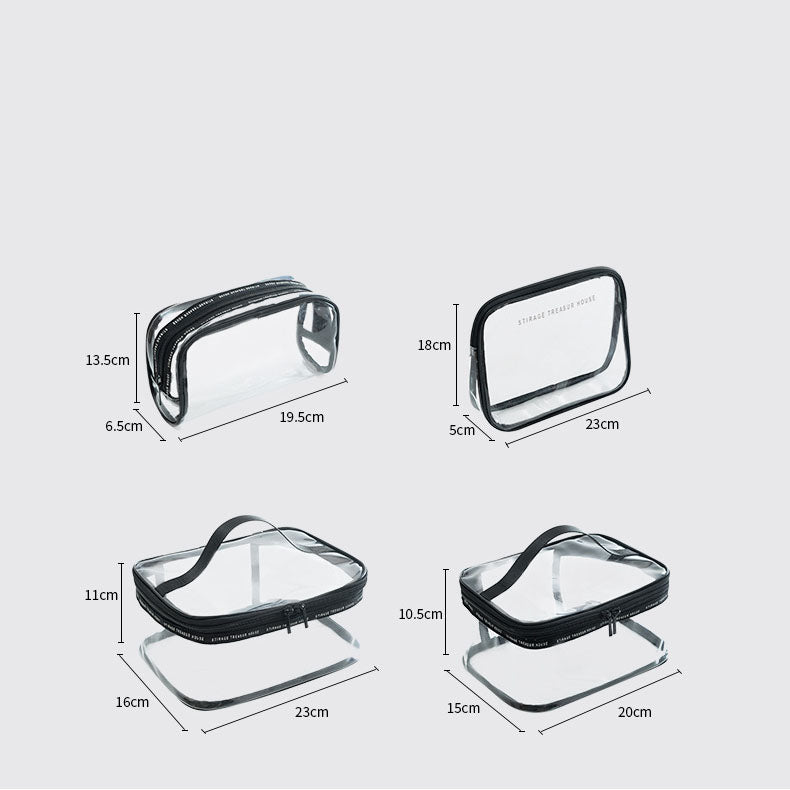 Transparent cosmetic bag wash bag
