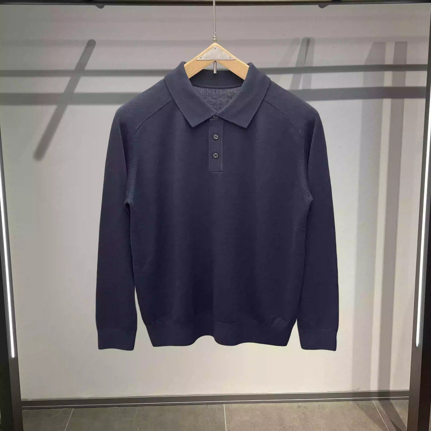 Men's Long-sleeved Sweater Lapel Comfortable Sweater