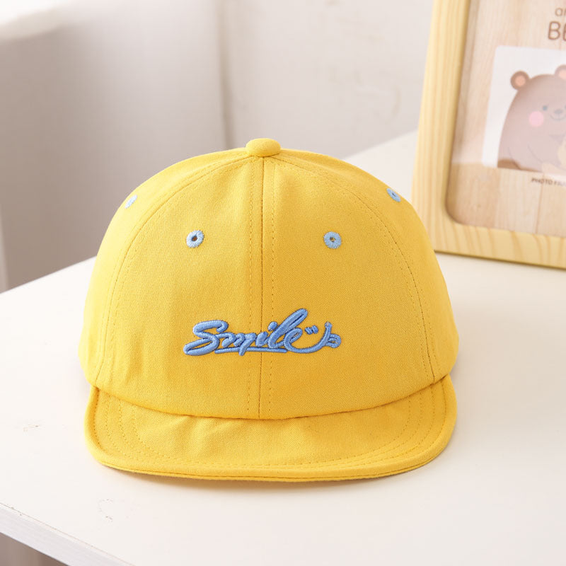 Embroidered Letter Baby Cotton Hat