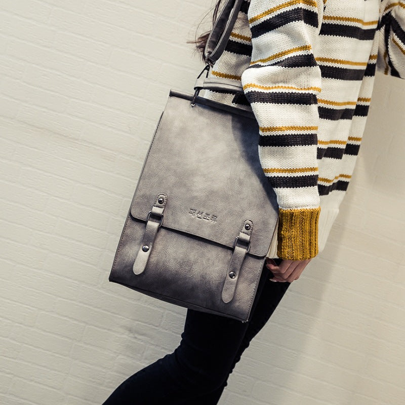 Leather ladies backpack