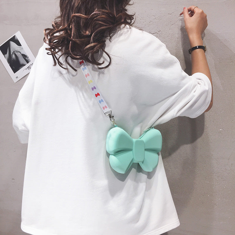 Cute Cartoon Bow Mobile Phone Bag All-match One Shoulder Messenger