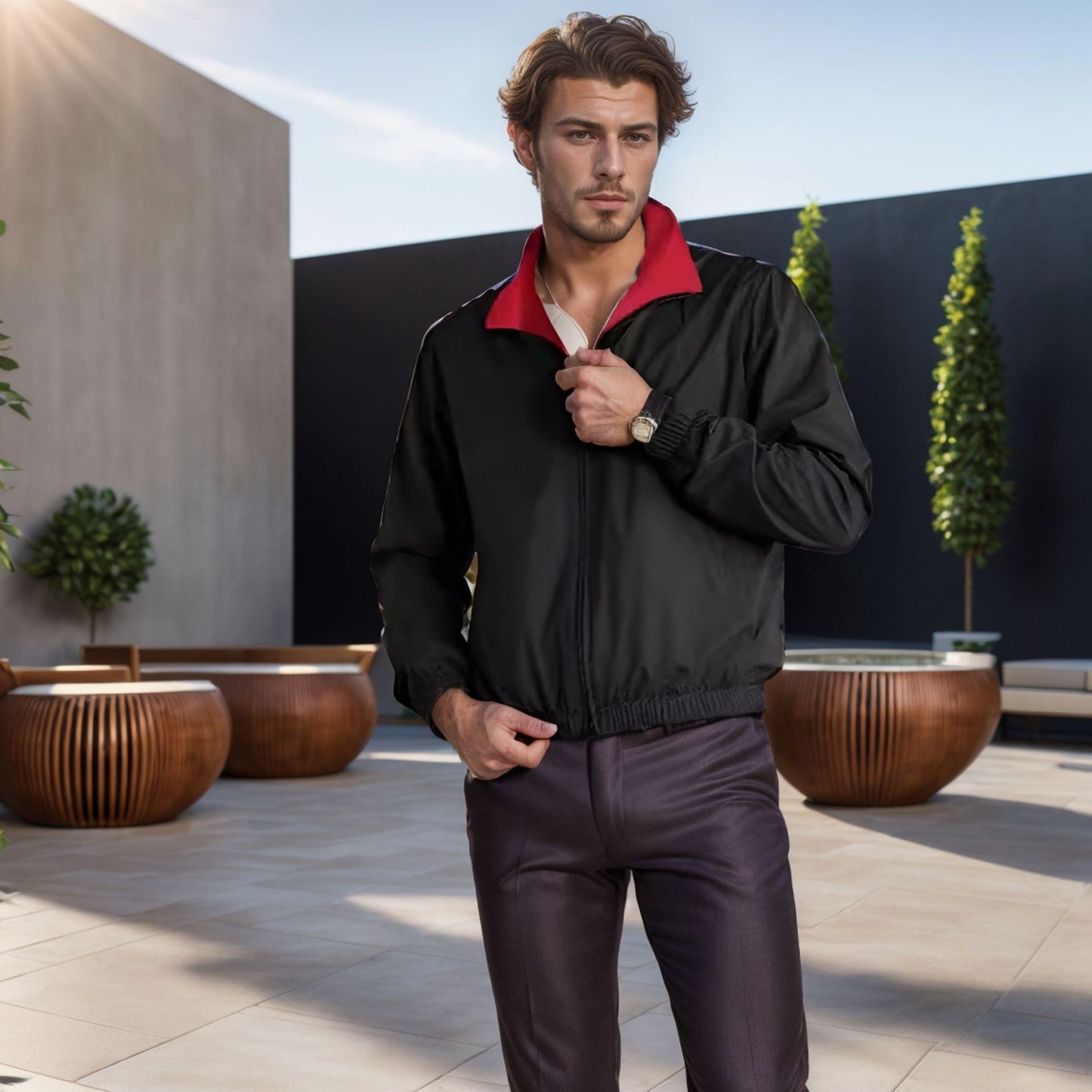 Double-headed Zipper Sun Protective Clothes Coat