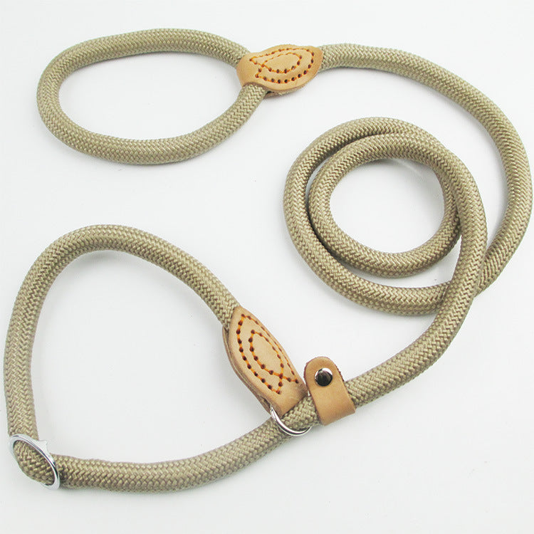 Automatically tighten telescopic reflective dog leash