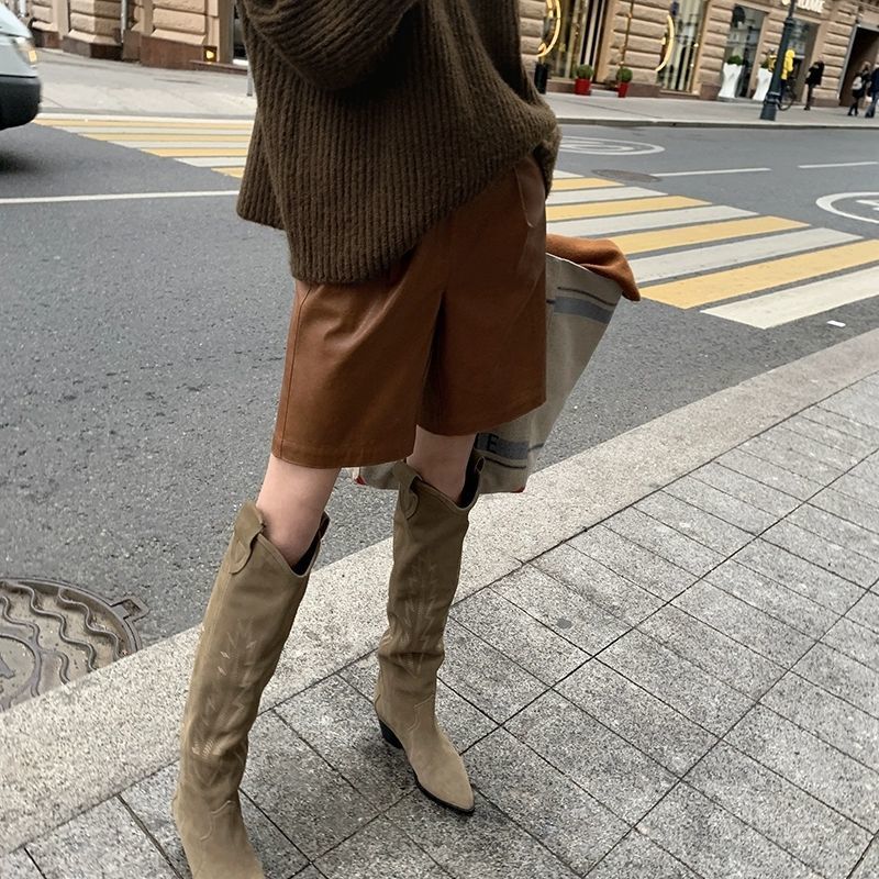 High Waist Loose Wide Legs Fashion Casual Retro