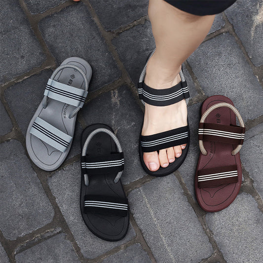 Summer couple elastic band sandals