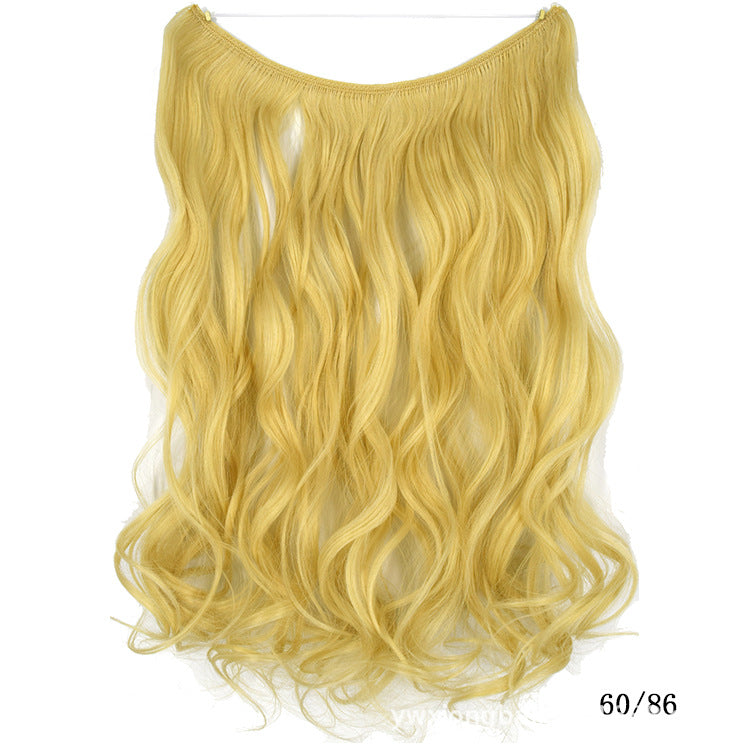 Women's One-piece Seamless Hair Extension Wig Set