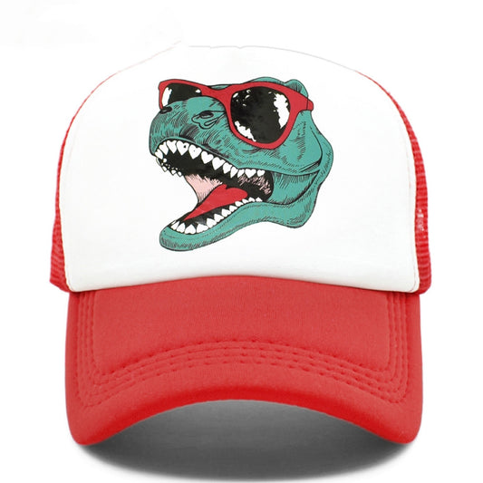Statement Dinosaur Print Soft Top Cap