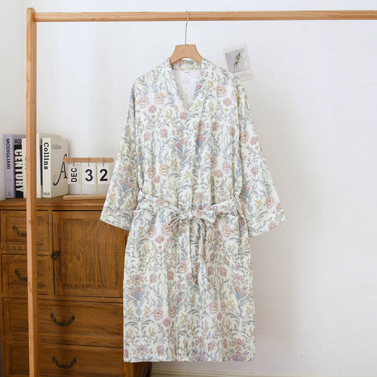 Loose-fitting Cotton Womens Loungewear And Pajama Dress