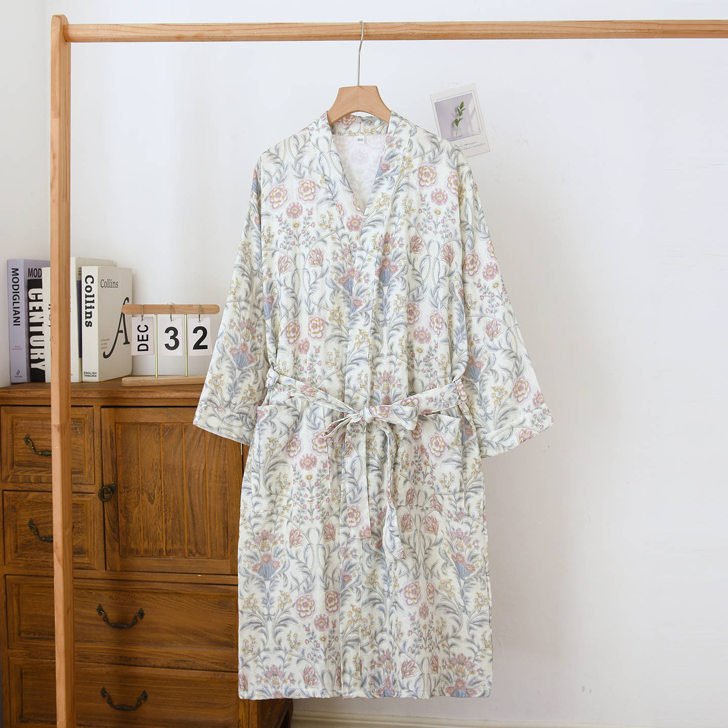 Loose-fitting Cotton Womens Loungewear And Pajama Dress
