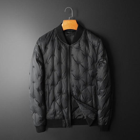 Men's Trend Thickened Baseball Collar Little Bee Coat