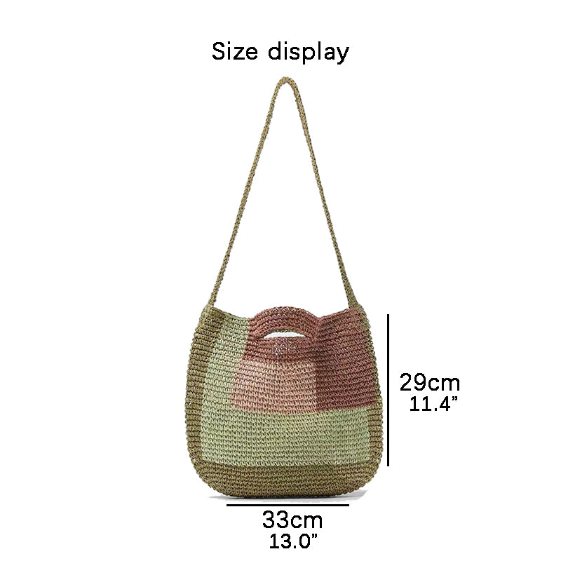 Cute Crossbody Straw Woven Bag Girl
