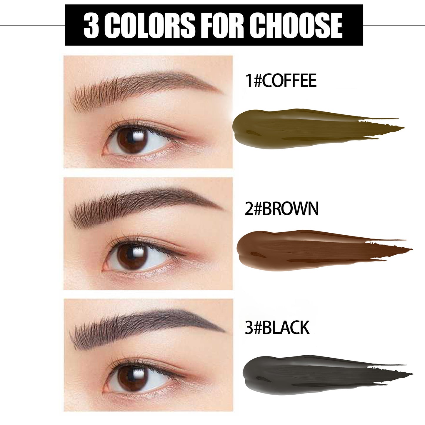 Two-in-one Eyelash Dyeing Suit Does Not Fade