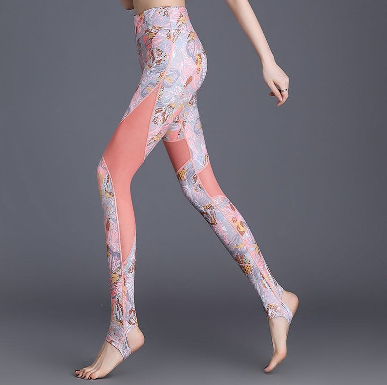 Women's mesh yoga pants