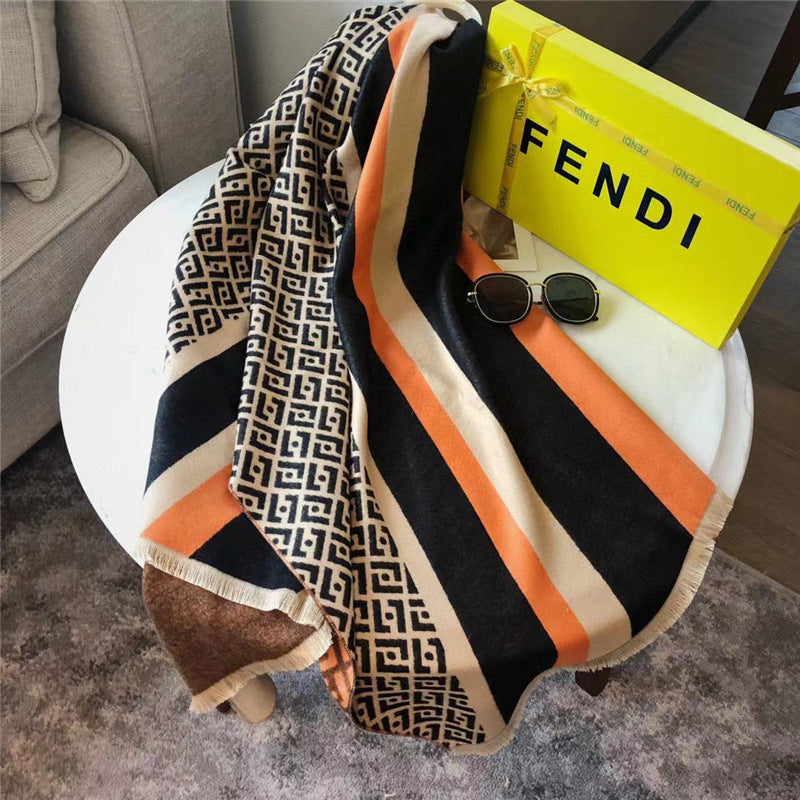 Autumn And Winter New Versatile Shawl Cashmere Scarf