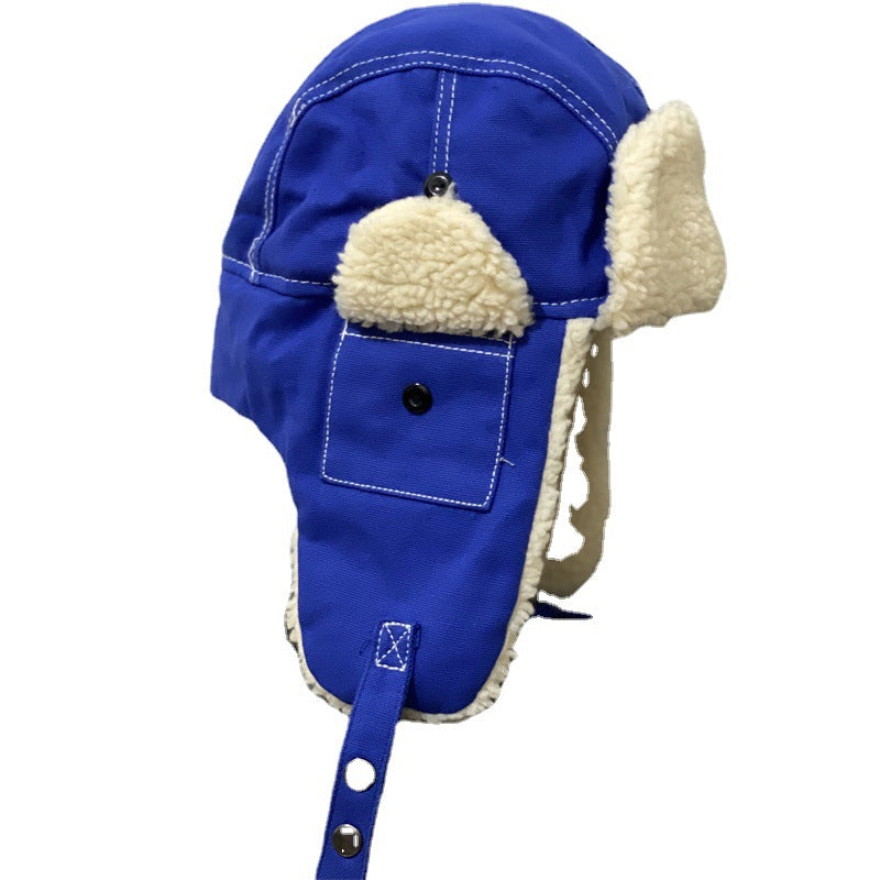Women's Autumn And Winter All-matching Lambswool Thickened Warm Hat