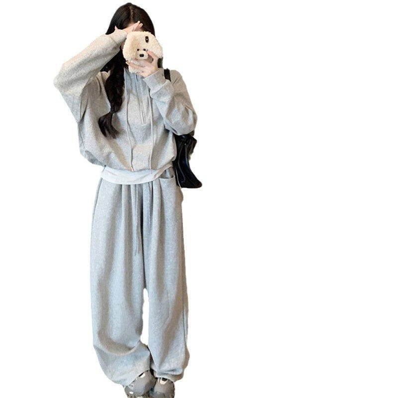 Design Sense Relaxed Hoodie Two-piece Set
