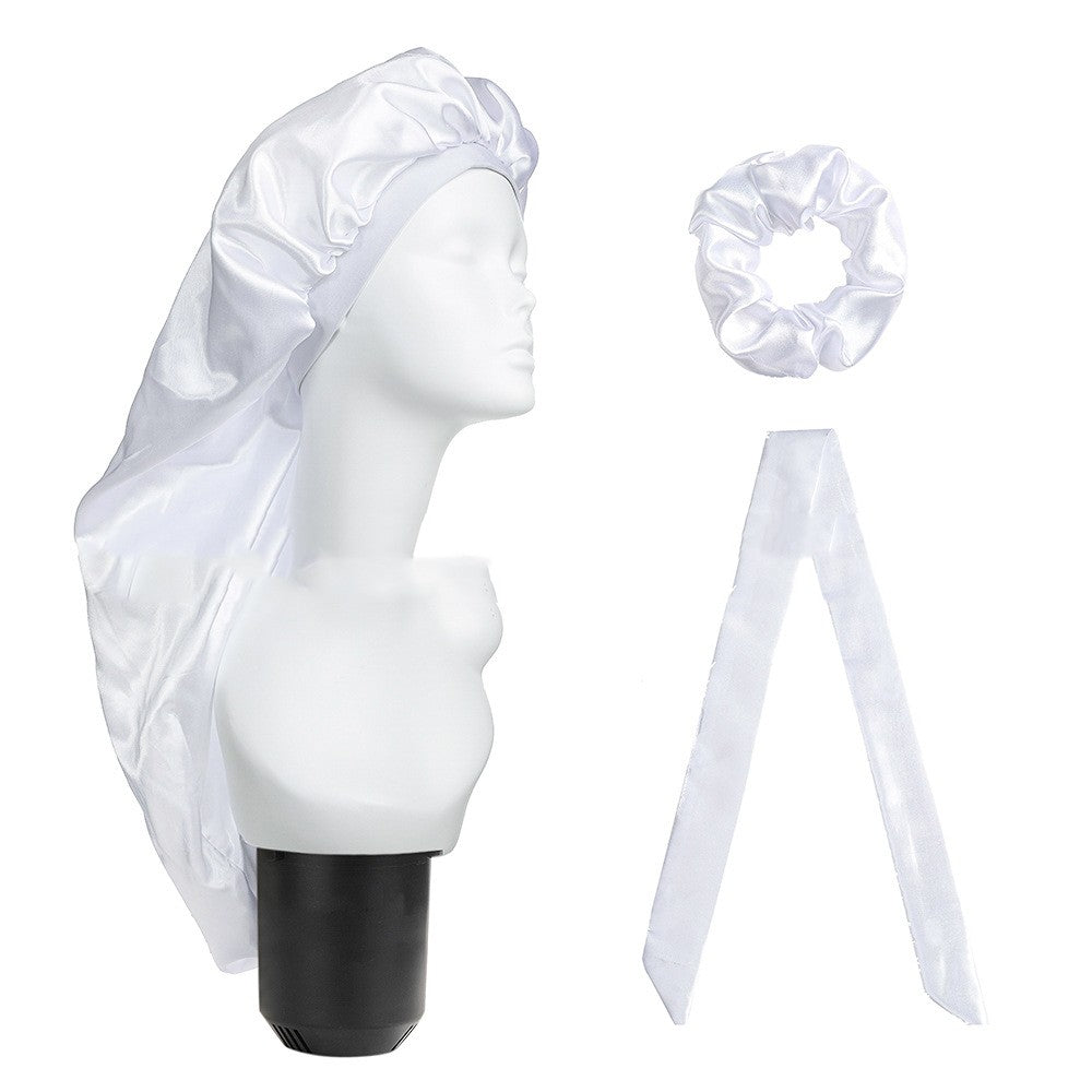 Three-piece Wide-brim Household With Long Cap And Scarf