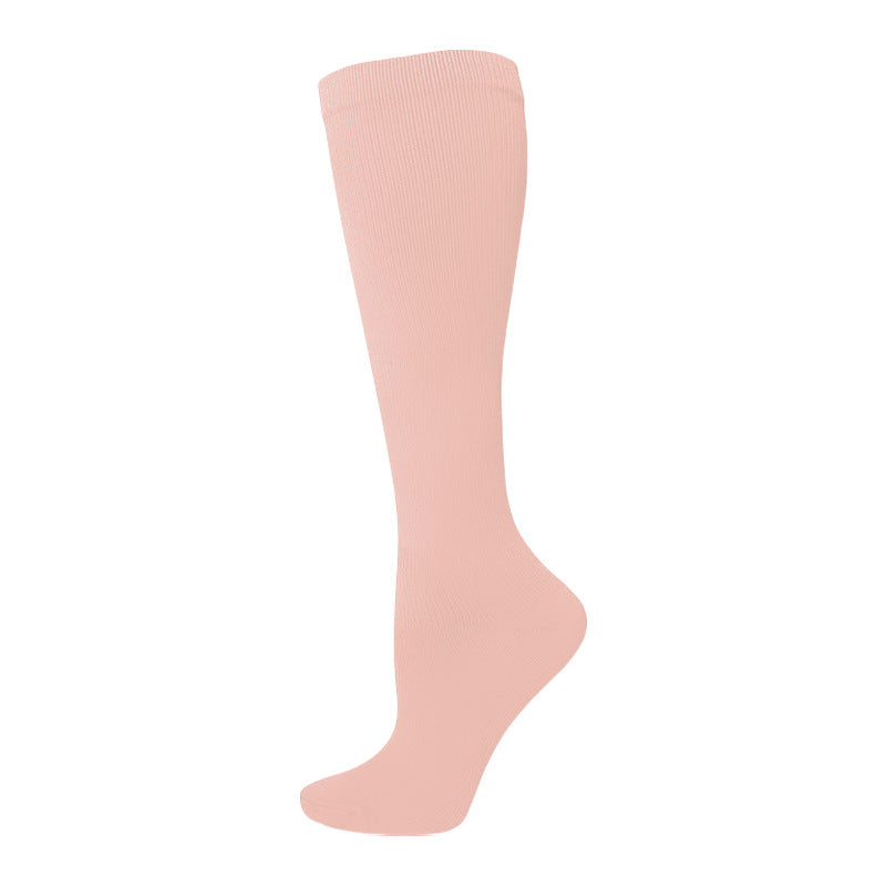Solid-color Athletic Compression Socks Womens Long Compression Stockings