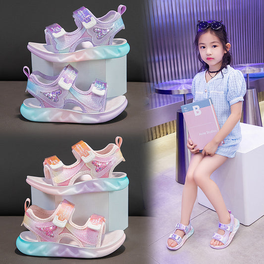 Girls' Beach Shoes With Polyurethane Soft Soles