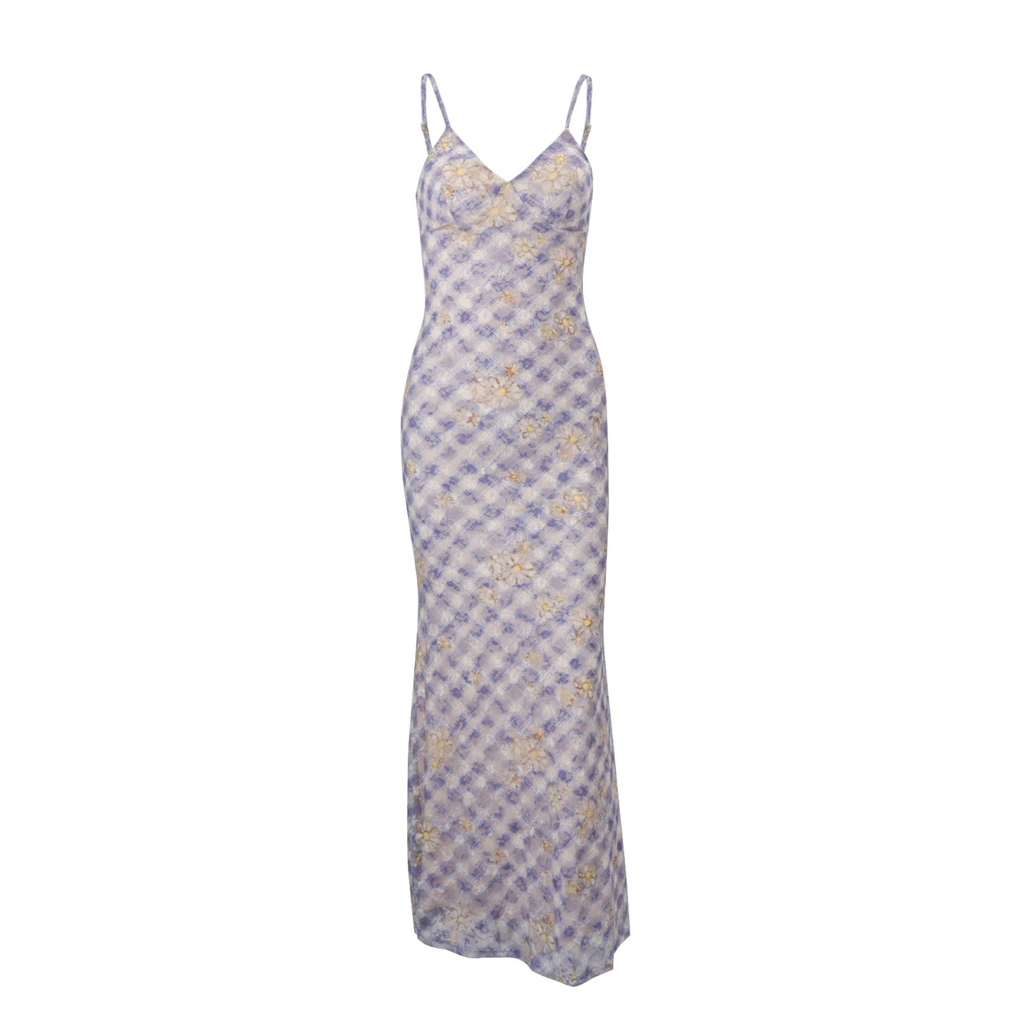 Fashionable Chic Slim-Fit Floral Slip Dress For Women