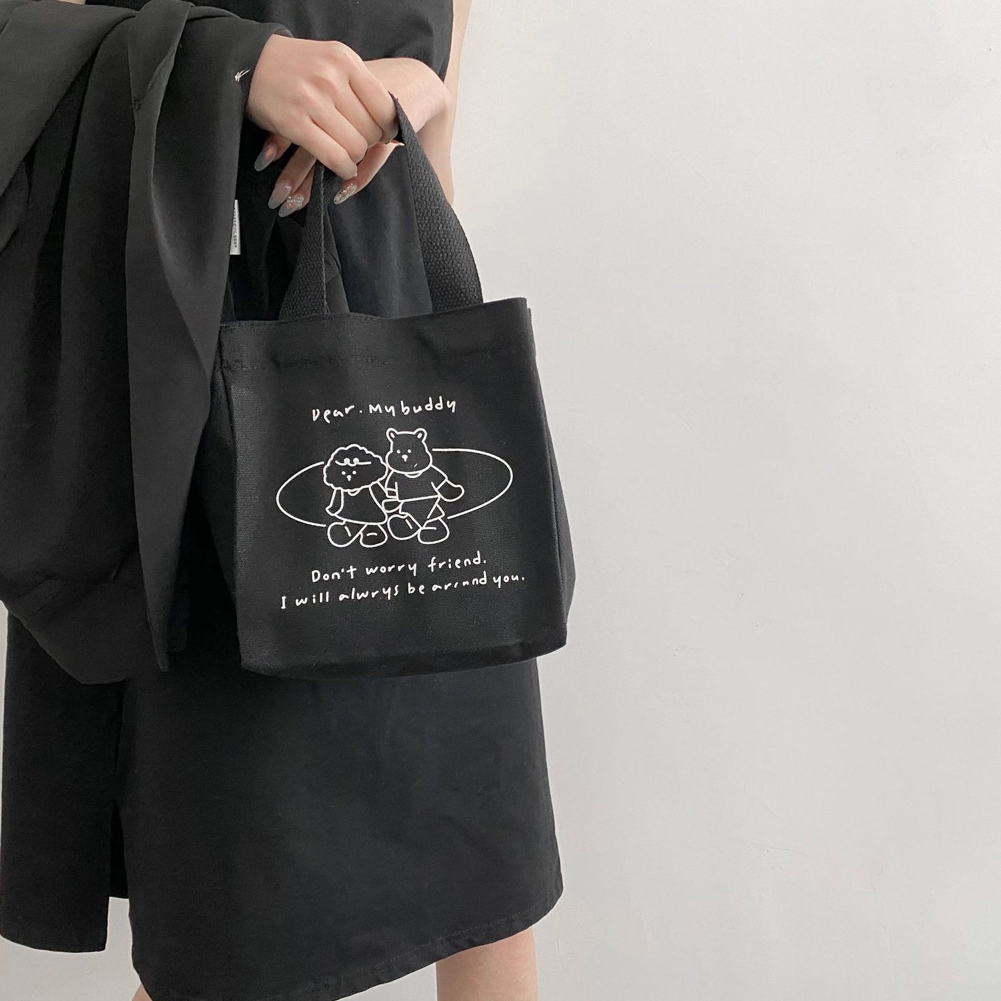 Cute Printed Bag Office Worker Lunch