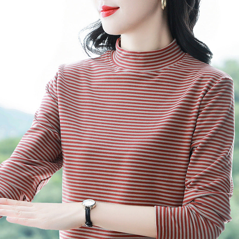 Women's AutumnWinter New Inner-Layer Warm Long-Sleeve Top