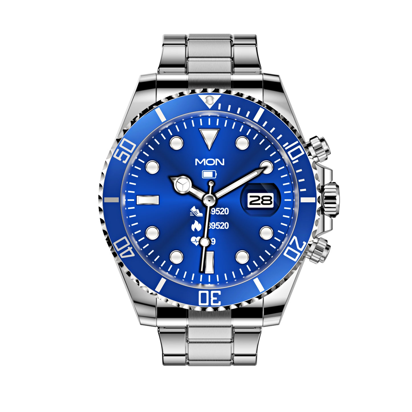 Stainless Steel Green Water Ghost Smart Watch