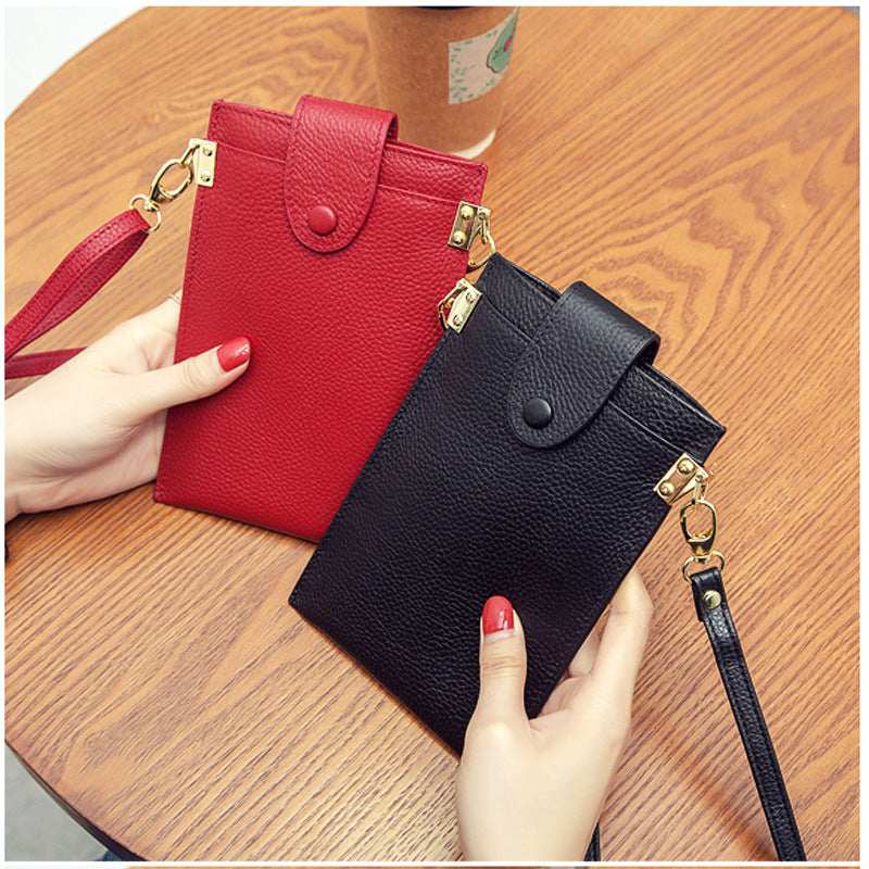 Ladies Messenger Bag Mini Ultra-thin Mobile Phone Bag