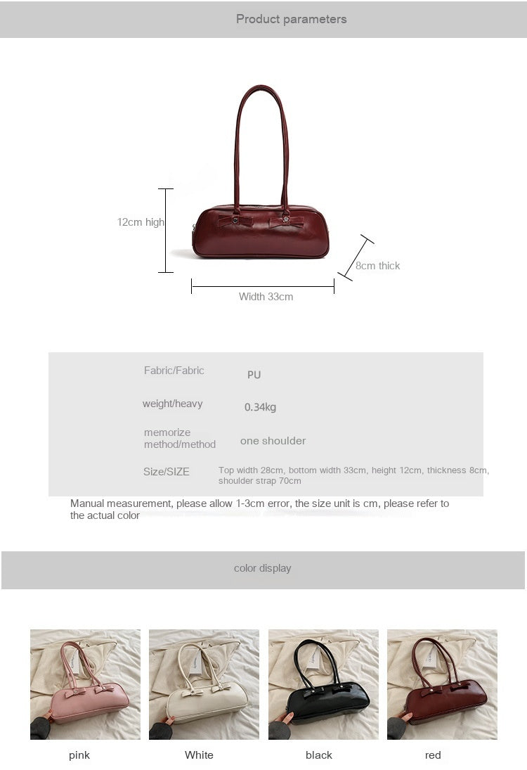 High Sense Fashionable Minority Design Underarm Portable Shoulder Bag