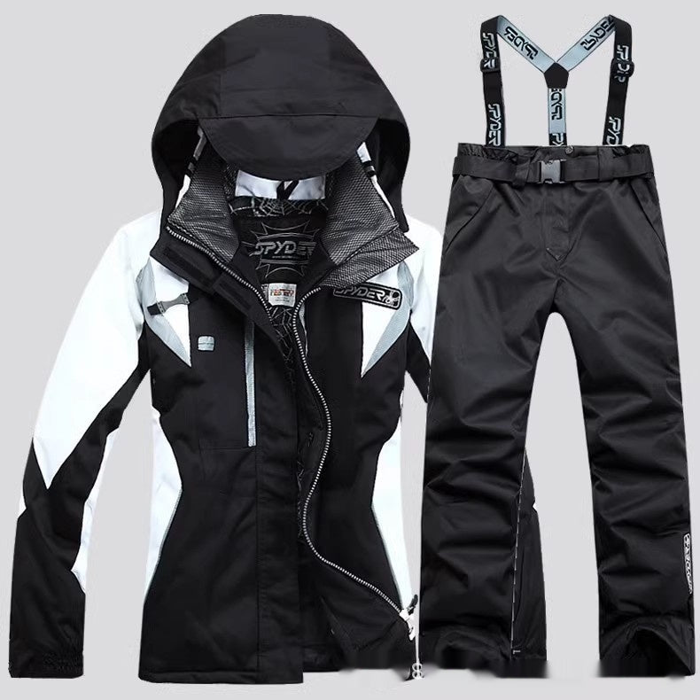 Womens Warm Waterproof And Durable Ski Suit Set