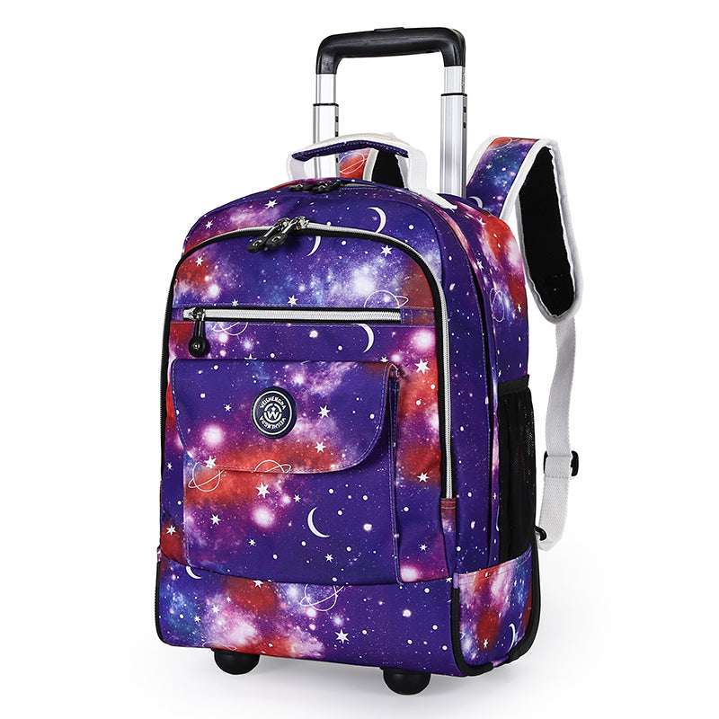 Ultra-light Back Pull Dual-purpose Trolley Backpack