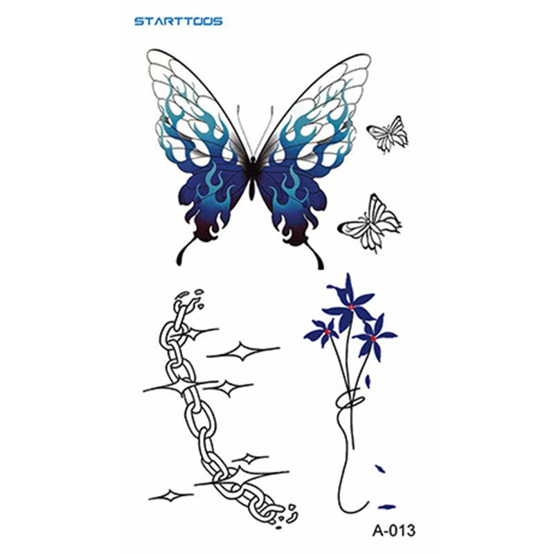 Simple Small Pattern Semi-permanent Tattoo Sticker